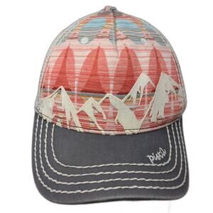 Pistil Snapback Trucker Hat Multicolor One Size Adjustable Embroidered Mesh Back